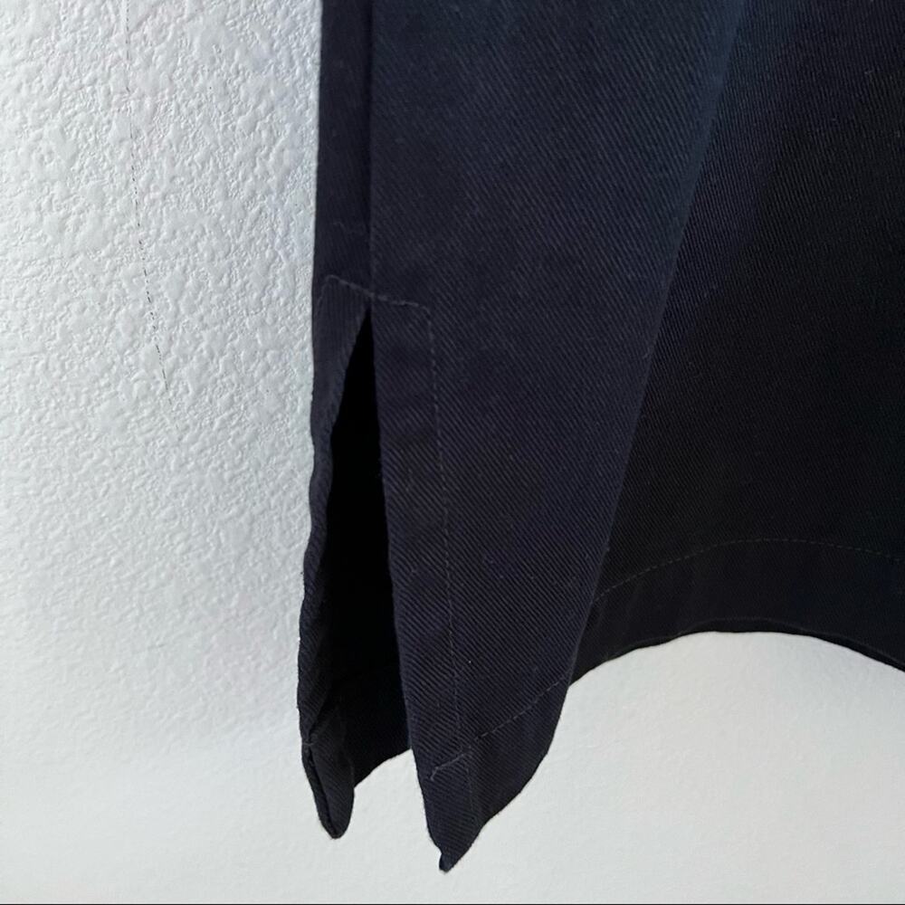 SPAO Y2K 90s Black Denim Vibe Coverall Dress Overall Dress Front Pocket Small - Picture 5 of 7
